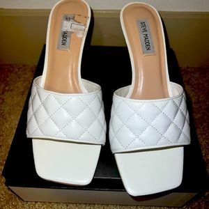 COPY - Steve Madden White Kitten Heels